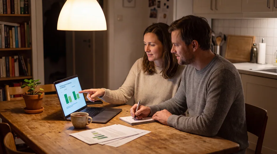 Homeowners comparing their solar options